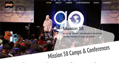 Desktop Screenshot of mission58camp.com